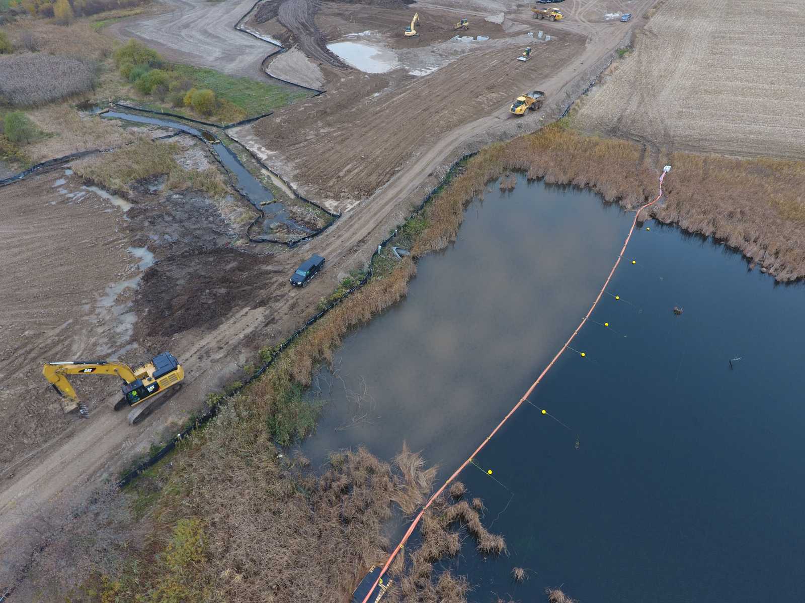 Layfield Turbidity Barriers Prevent the Spread of Silt & Sediment