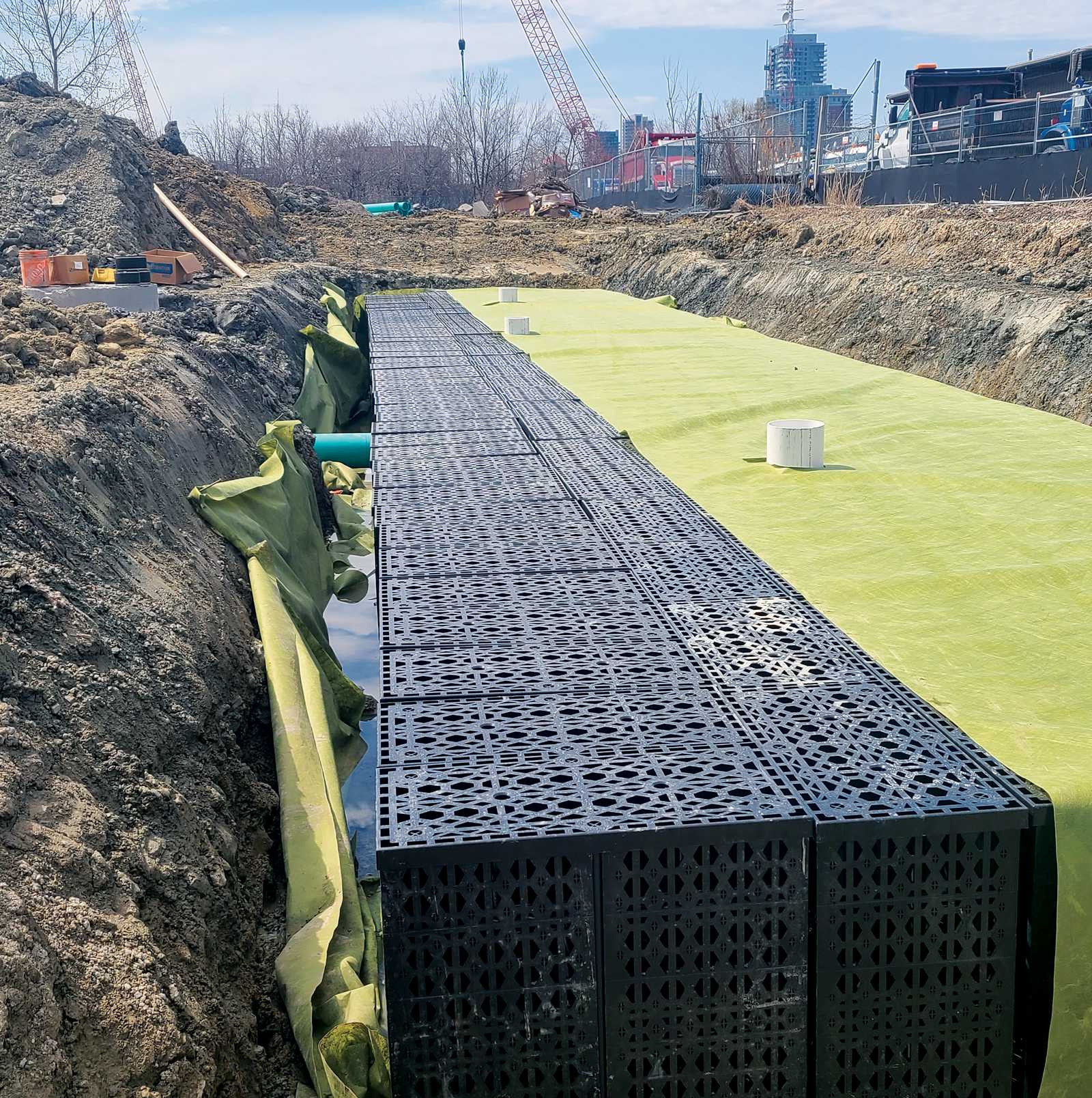 Layfield's NuBarrier™ Nonwoven Geotextile Controls Hydrocarbons