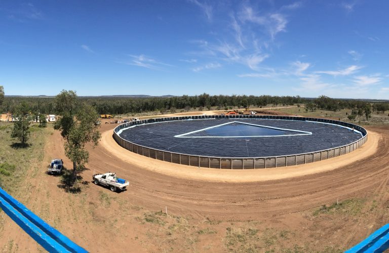 2016_Queensland AU, Water Storage Tank 25 ML_EL4030 secondary, EL6040 primary