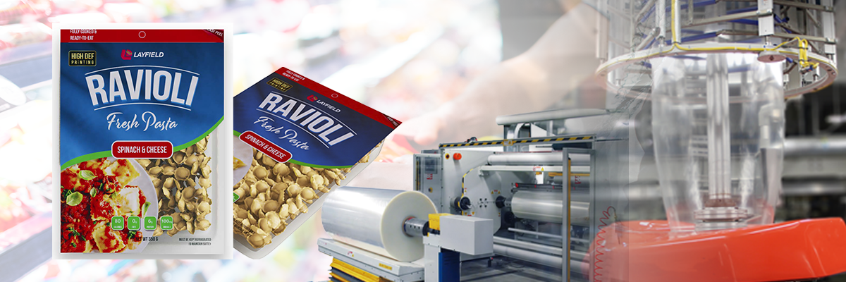 Layfield Specialty Films Ravioli Food Packaging with Equipment